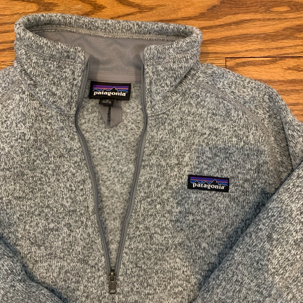 Grey Patagonia Quarter Zip